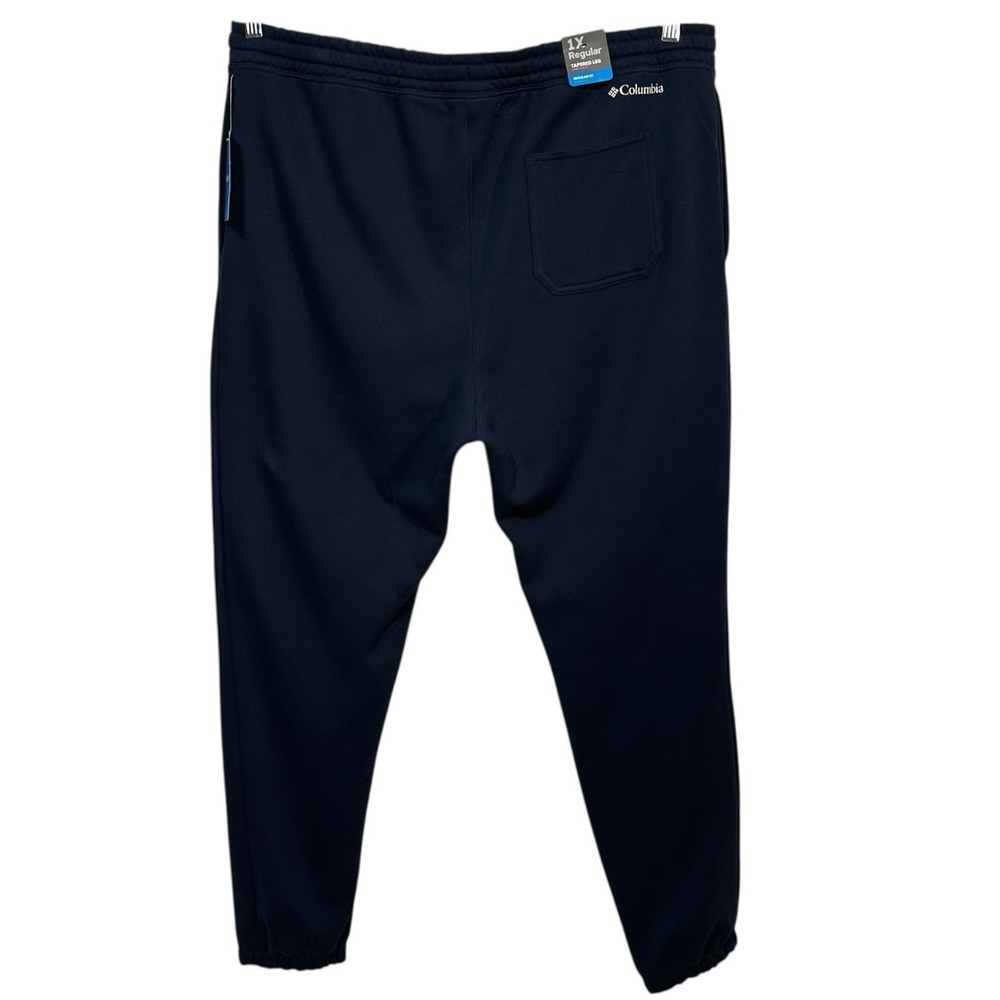 Columbia Men's Trek Fleece Jogger Pants Size 1X‎ (40x31") Navy Blue Regular Fit - Picture 3 of 7